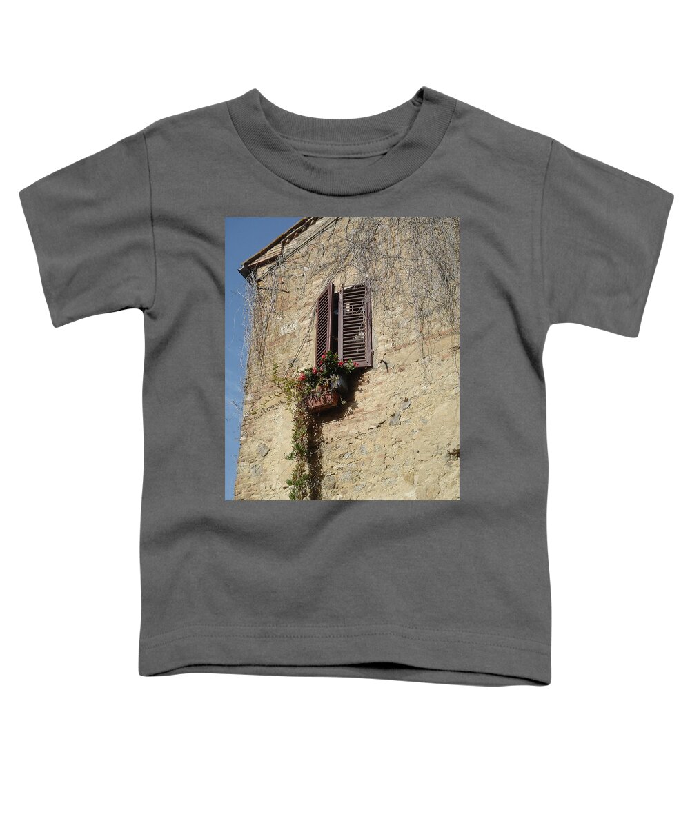 Italy Toddler T-Shirt featuring the photograph San Gimignano Italy by Patricia Caron