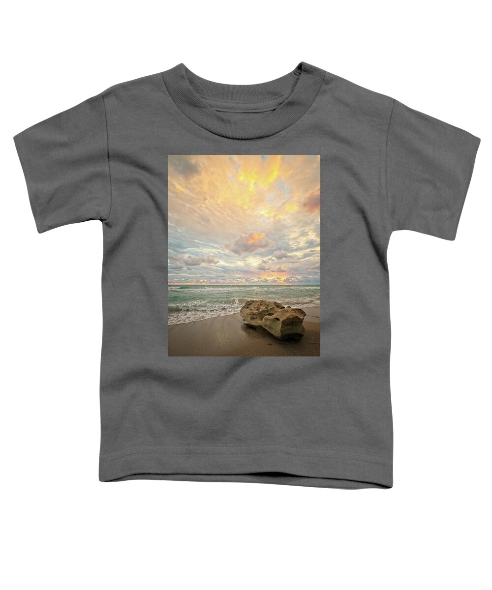 Seascape Toddler T-Shirt featuring the photograph Sea and Sky by Steve DaPonte