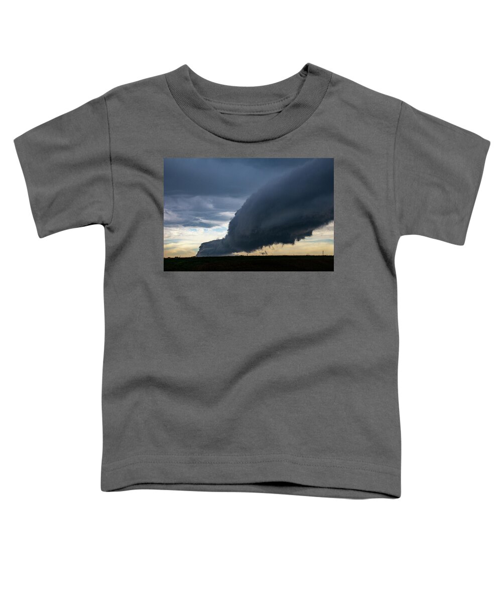 Nebraskasc Toddler T-Shirt featuring the photograph September Thunderstorms 003 by NebraskaSC