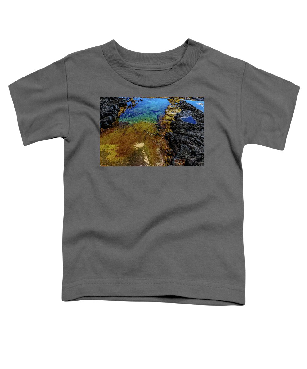 Hawaii Toddler T-Shirt featuring the photograph Shore Colors by John Bauer