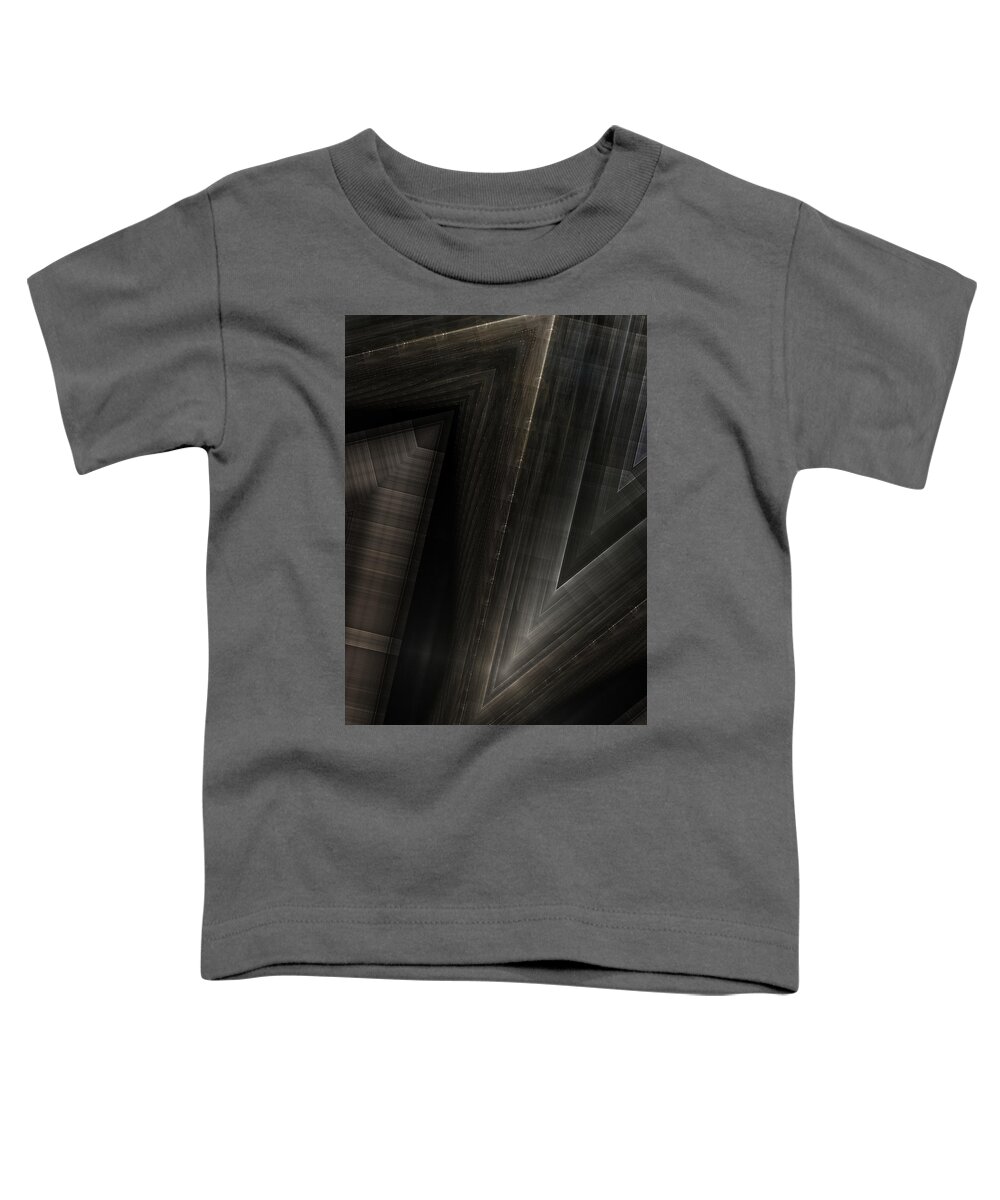 Pattern Toddler T-Shirt featuring the digital art Sitorian Metal Z by Rolando Burbon