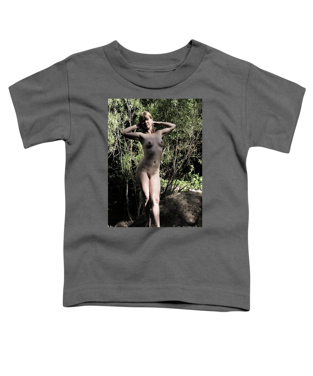 Girl Toddler T-Shirt featuring the photograph Soft In The Shade by Robert WK Clark