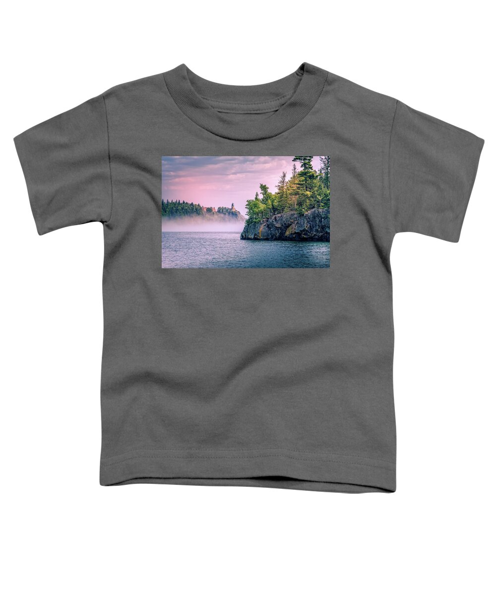 Split Rock Lighthouse Toddler T-Shirt featuring the photograph Split Rock Lighthouse by Chris Spencer