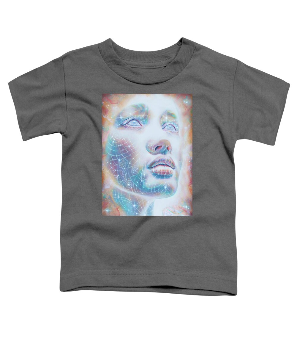 Dna Toddler T-Shirt featuring the painting Starseed by Robyn Chance