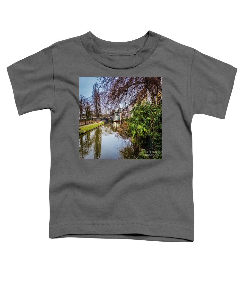 Strasbourg Toddler T-Shirt featuring the photograph Strasbourg, France by Lyl Dil Creations