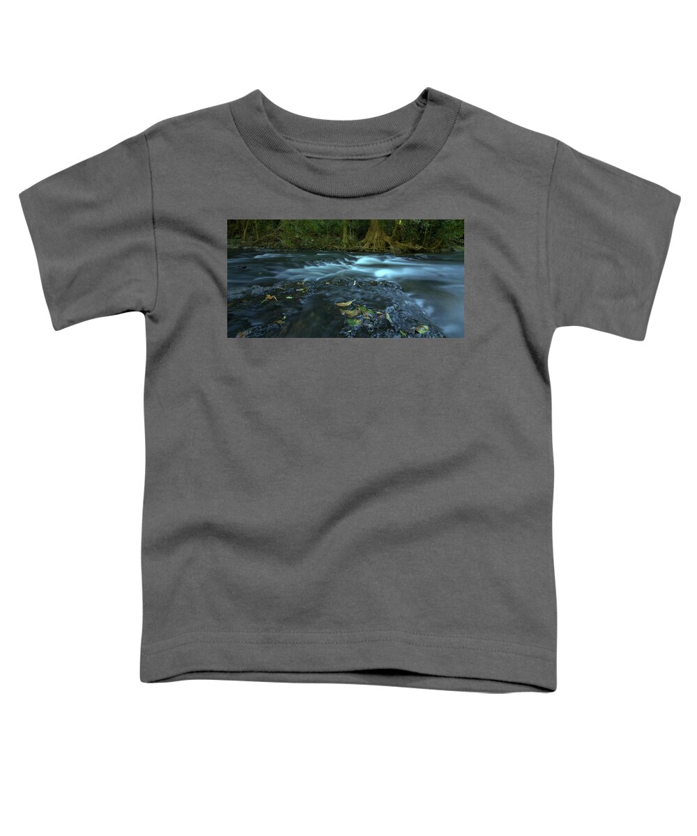 Stream Toddler T-Shirt featuring the photograph Stream by Nicolas Lombard