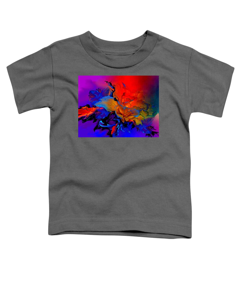 Vibrant Color Toddler T-Shirt featuring the digital art Sweet Harmony by Hanne Lore Koehler