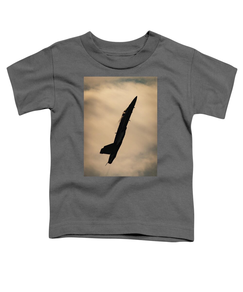 F-18 Toddler T-Shirt featuring the photograph Swiss F-18 Hornet by Airpower Art