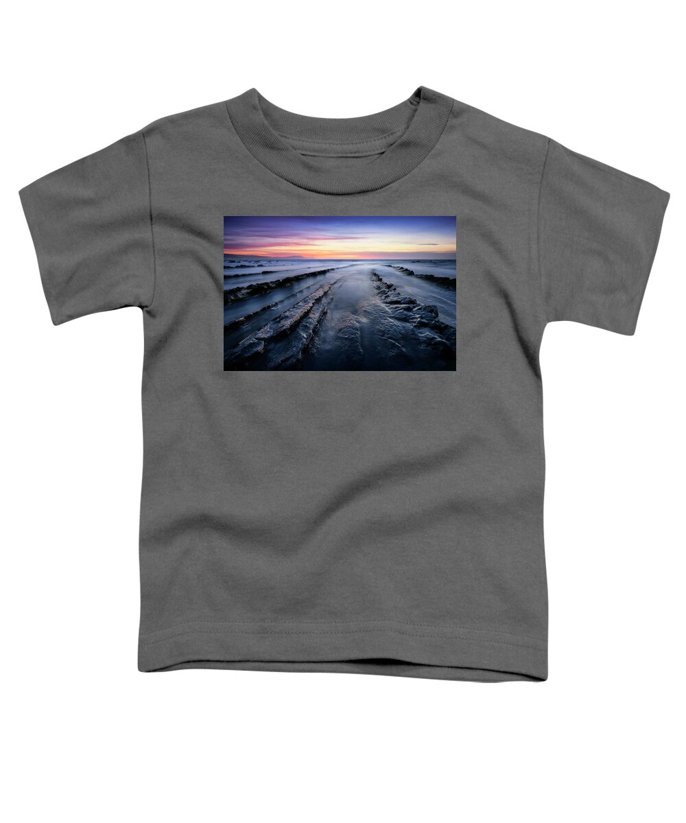 Clouds Toddler T-Shirt featuring the photograph The Blue Hour by Dominique Dubied