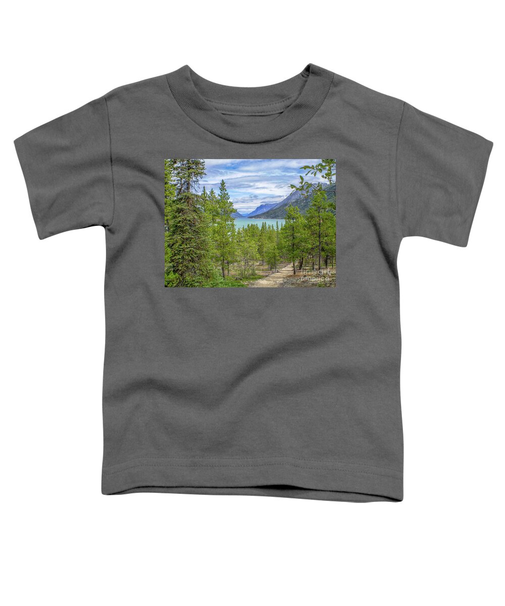 Canada Toddler T-Shirt featuring the photograph The End of The Trail by Jo Ann Gregg
