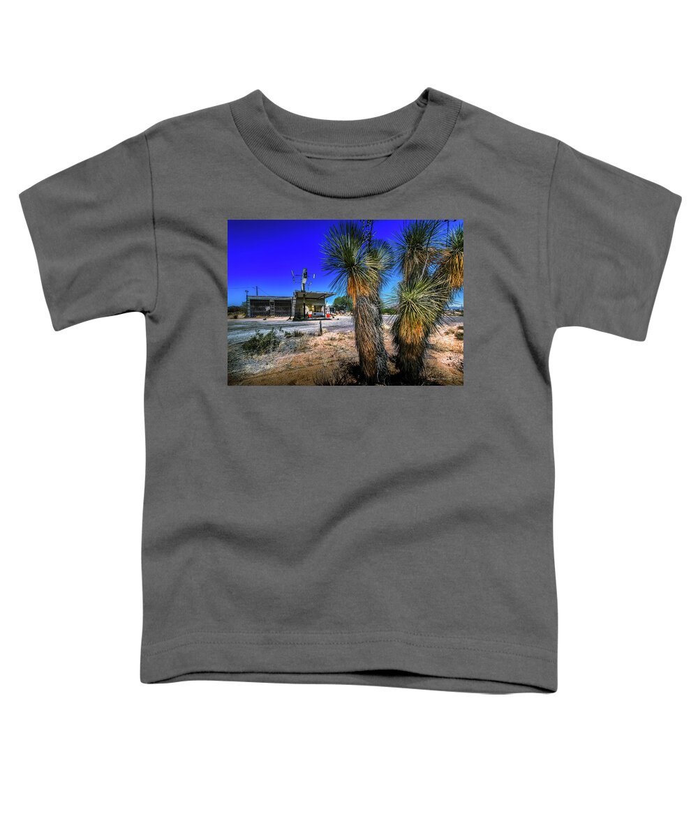 Last Toddler T-Shirt featuring the photograph The Last Filling Station by Micah Offman