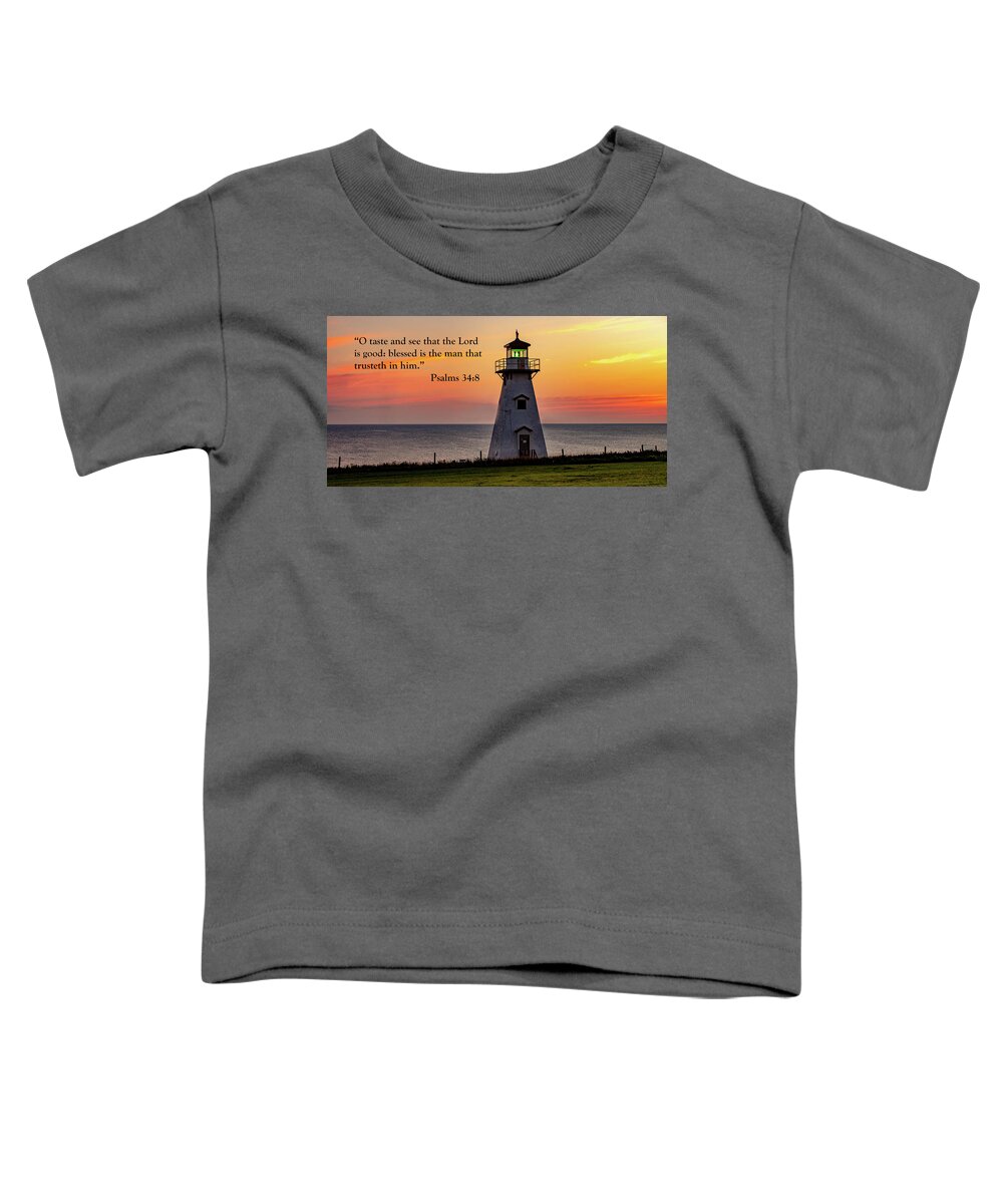 Canada Toddler T-Shirt featuring the photograph The Lord is Good by Marcy Wielfaert