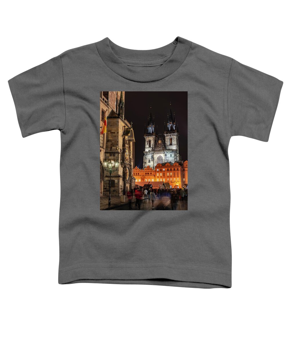 Europe Toddler T-Shirt featuring the photograph The Old Town Square by Randy Lemoine