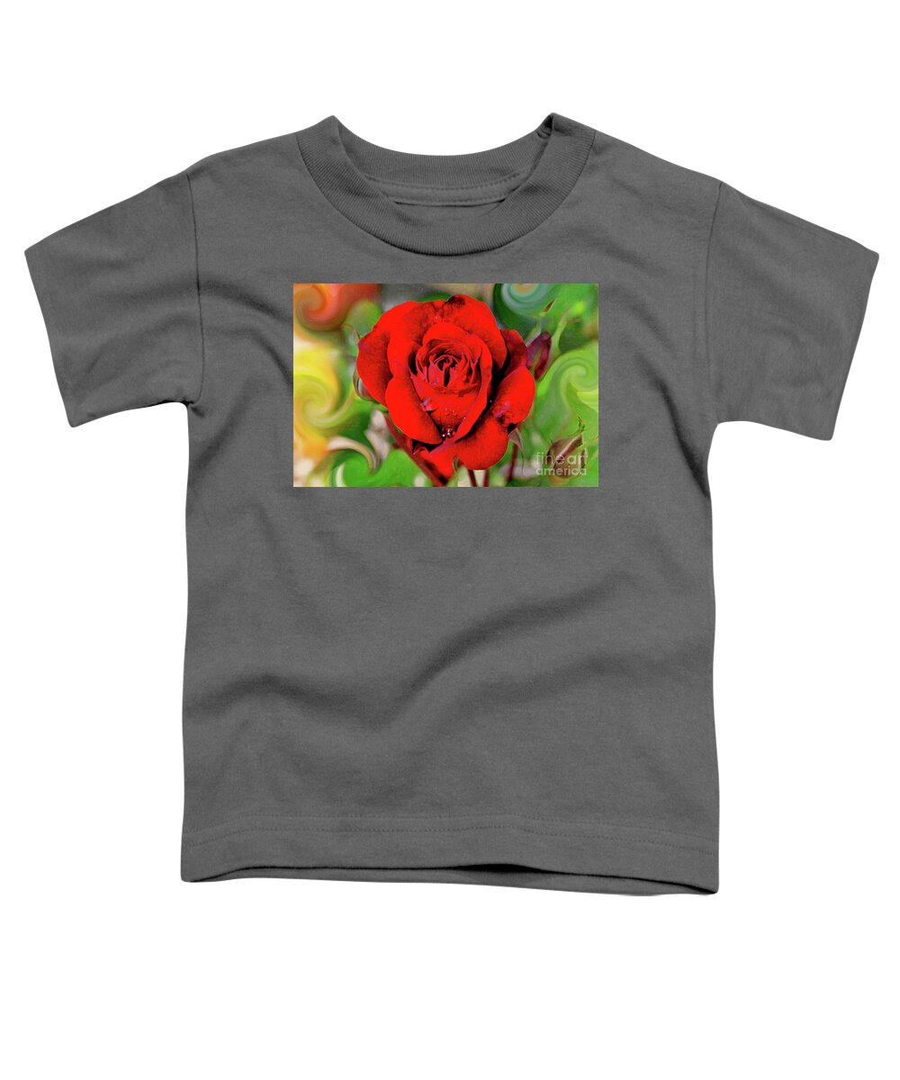 Rose Toddler T-Shirt featuring the digital art The One by Bill King