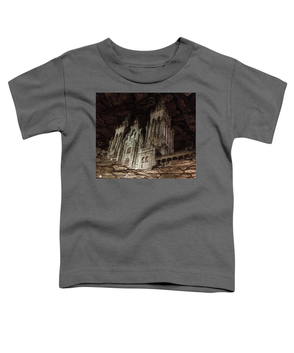 Puddle Toddler T-Shirt featuring the photograph The World at Your Feet by Alex Lapidus