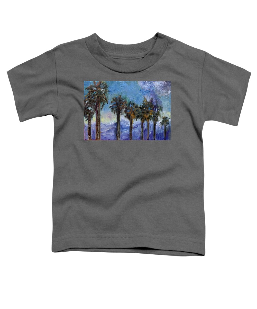 Melissa A. Torres Toddler T-Shirt featuring the painting There they Stand by Melissa Torres