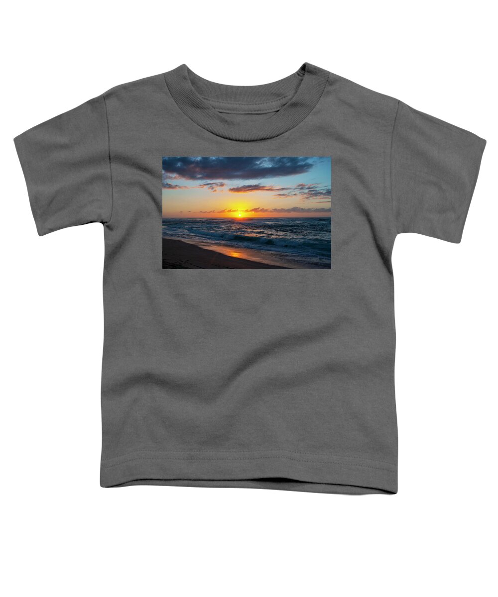 Sunset Toddler T-Shirt featuring the photograph This is why they call it Sunset Beach by Anthony Jones