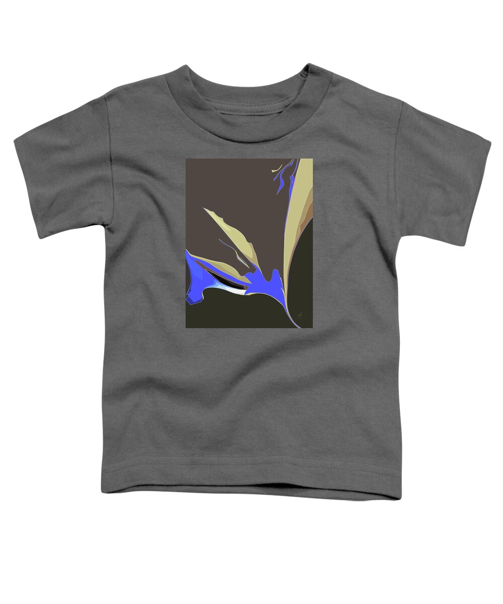 Abstract Toddler T-Shirt featuring the digital art Three-Part Invention by Gina Harrison