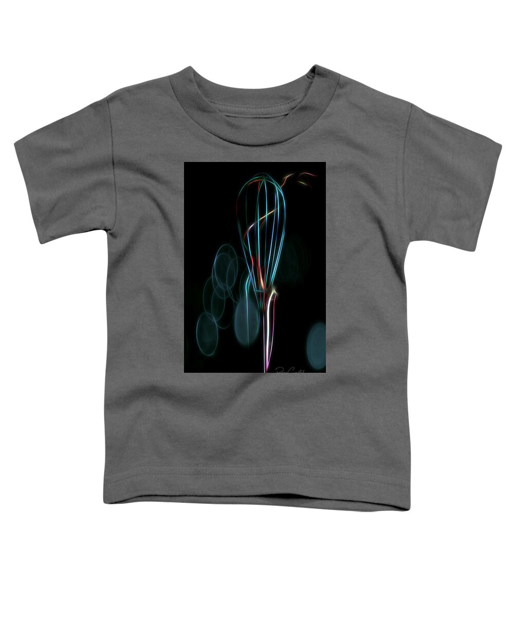 Abstract Toddler T-Shirt featuring the photograph Time To Whip It Up by Rene Crystal