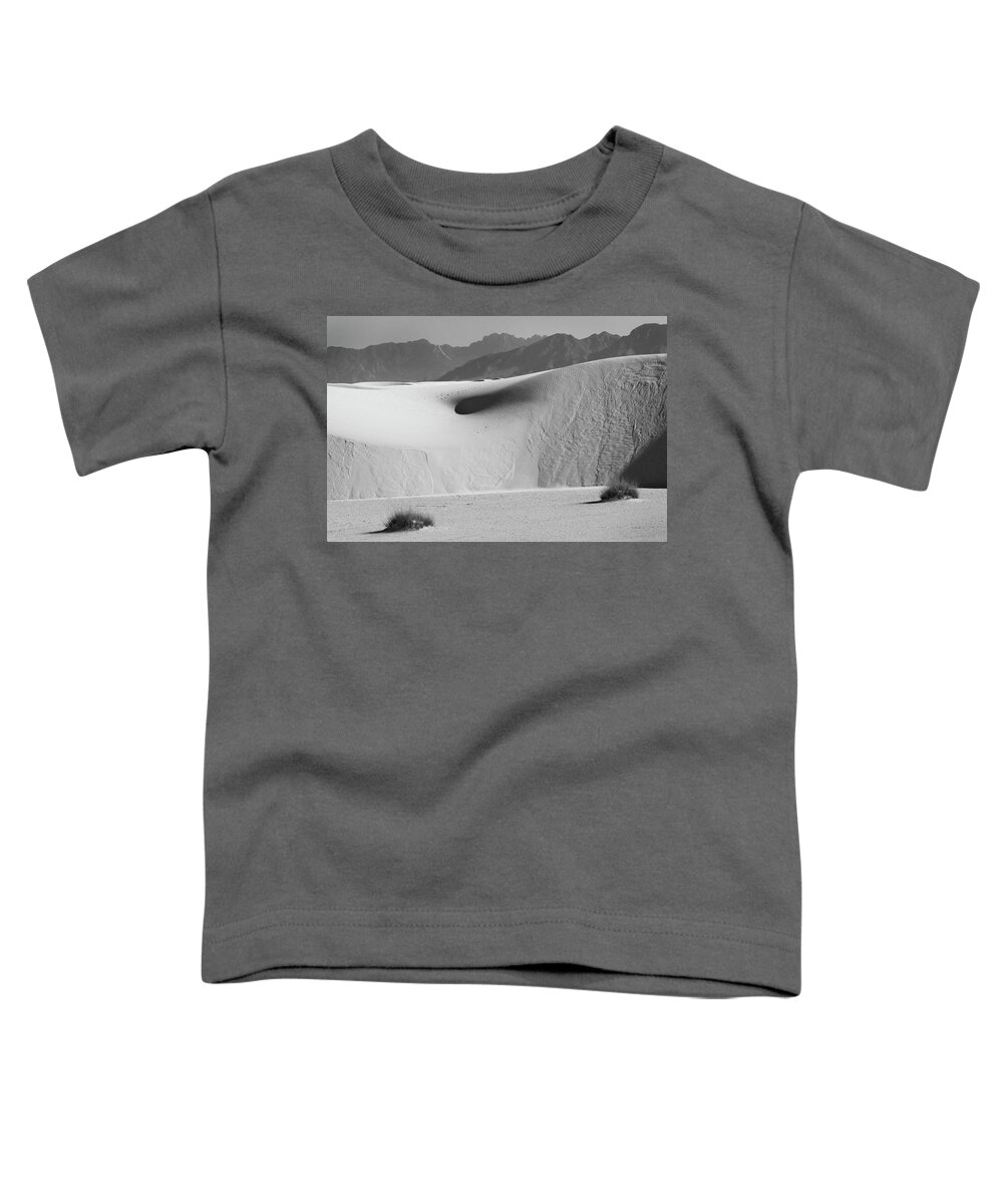 Richard E. Porter Toddler T-Shirt featuring the photograph Transitions - White Sands National Monument, New Mexico by Richard Porter