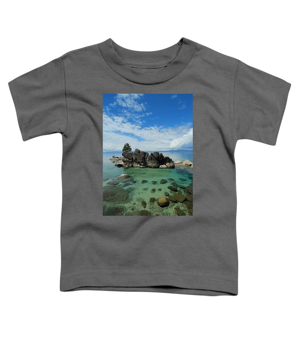 Lake Tahoe Toddler T-Shirt featuring the photograph Treasure Island by Sean Sarsfield