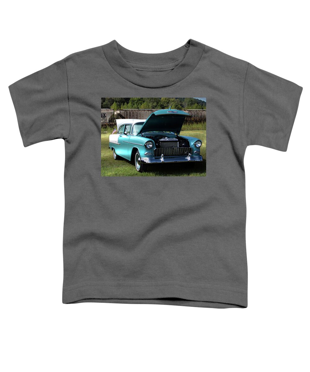  Toddler T-Shirt featuring the photograph Turqoise and White by Jack Wilson
