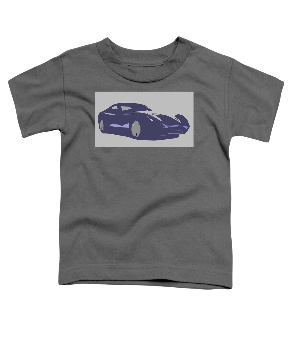 Car Toddler T-Shirt featuring the digital art TVR Tuscan S Abstract Design by CarsToon Concept