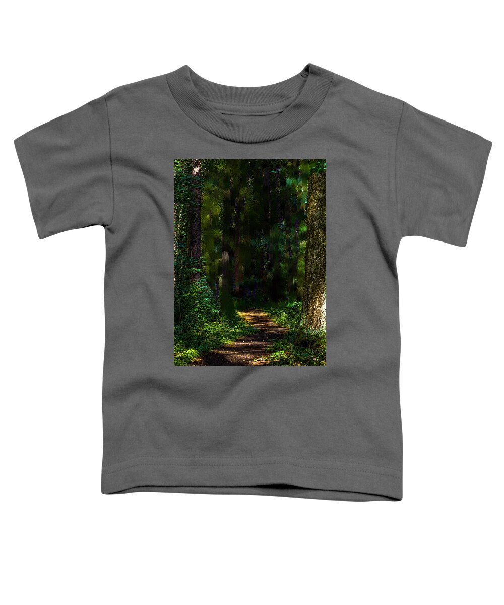Unknown Destiny Toddler T-Shirt featuring the mixed media Unknown Destany #j1 by Leif Sohlman