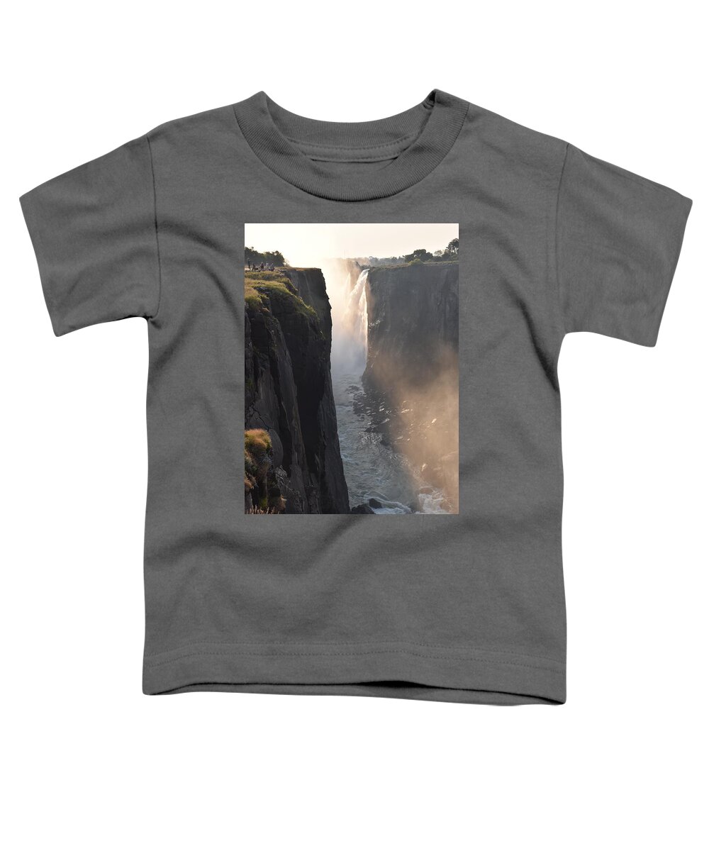 Waterfall Toddler T-Shirt featuring the photograph Victoria Falls by Ben Foster