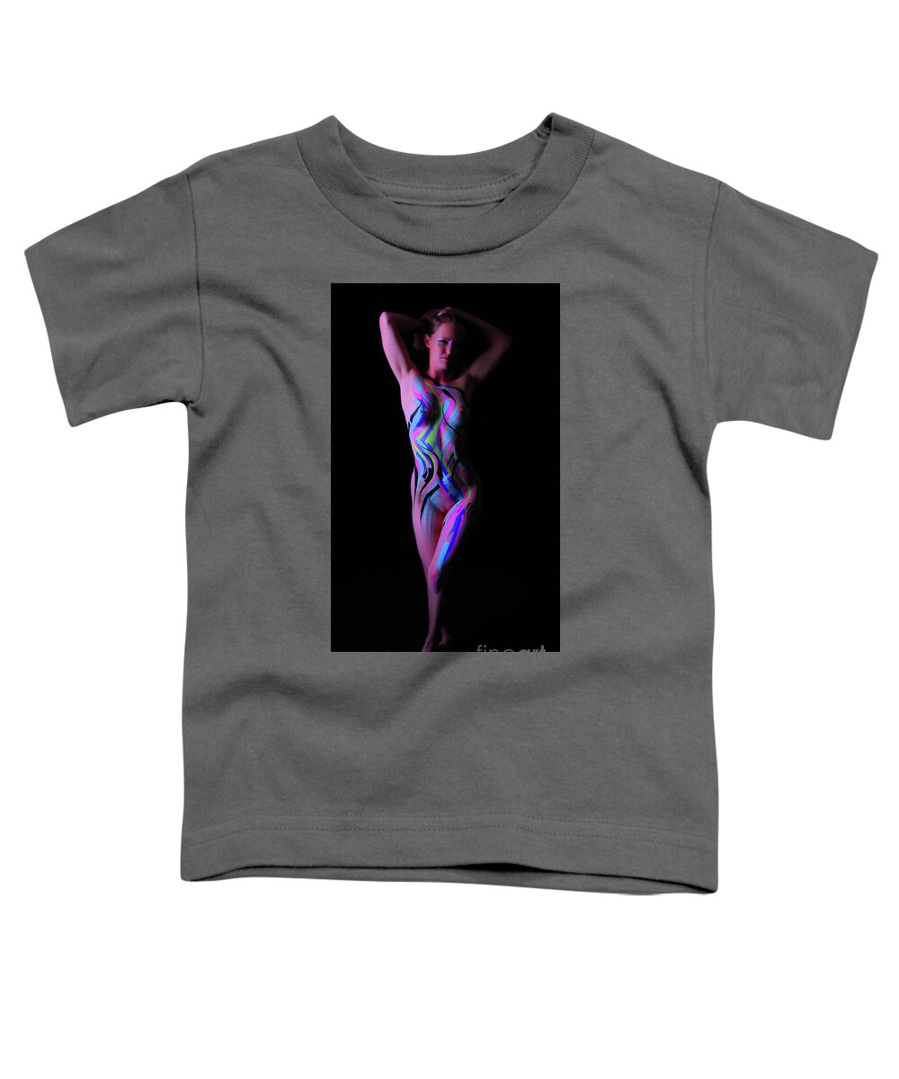 Girl Toddler T-Shirt featuring the photograph Walking Colors by Robert WK Clark
