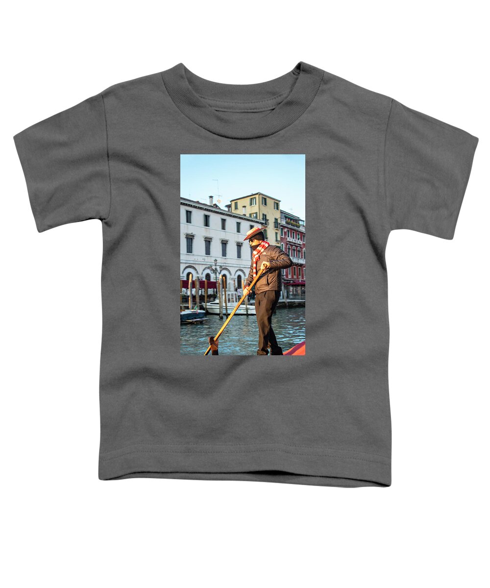 Tourism Toddler T-Shirt featuring the photograph Water Work by Laura Hedien