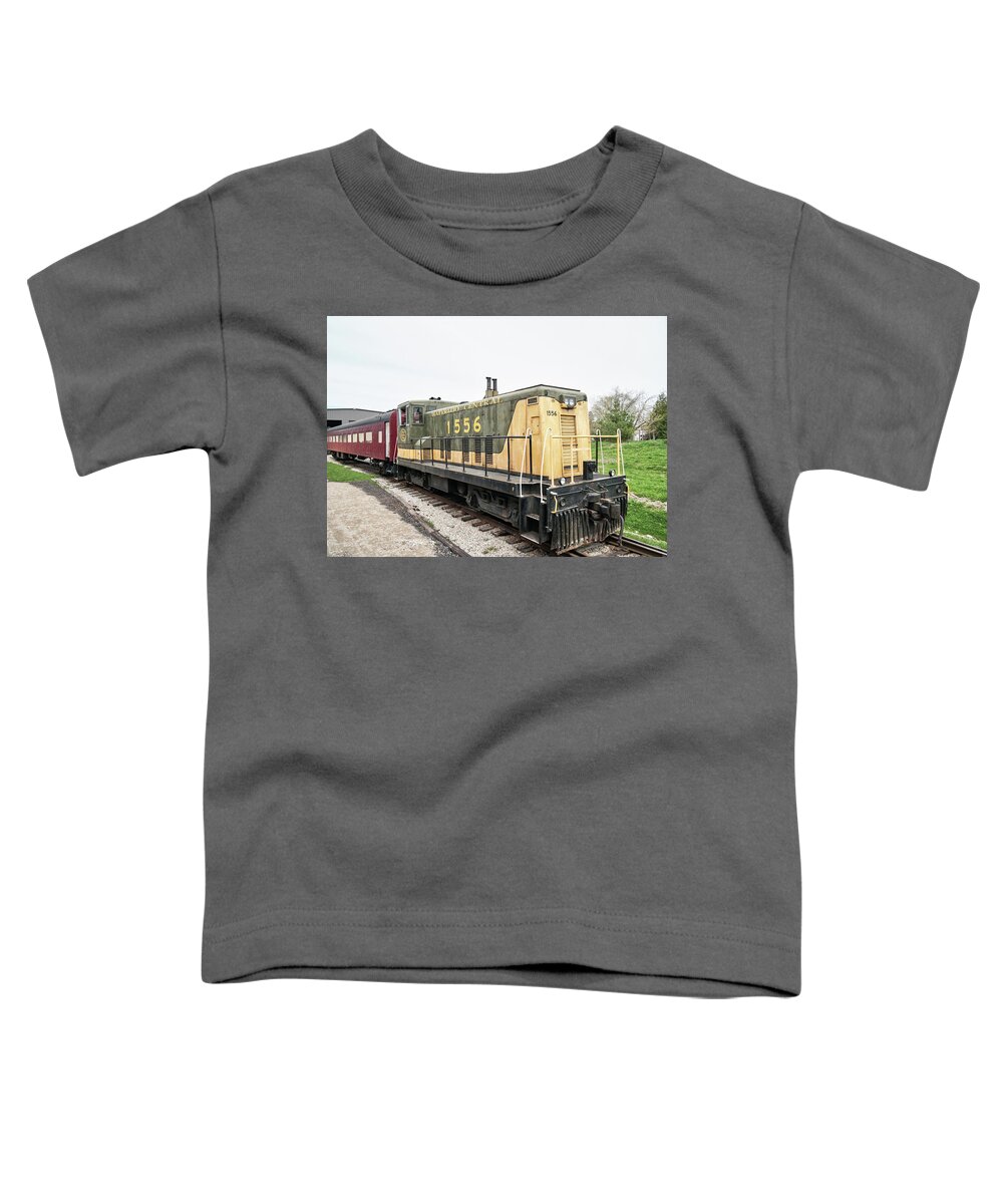 Steam Locomotives Toddler T-Shirt featuring the photograph Waterloo Central by Nick Mares