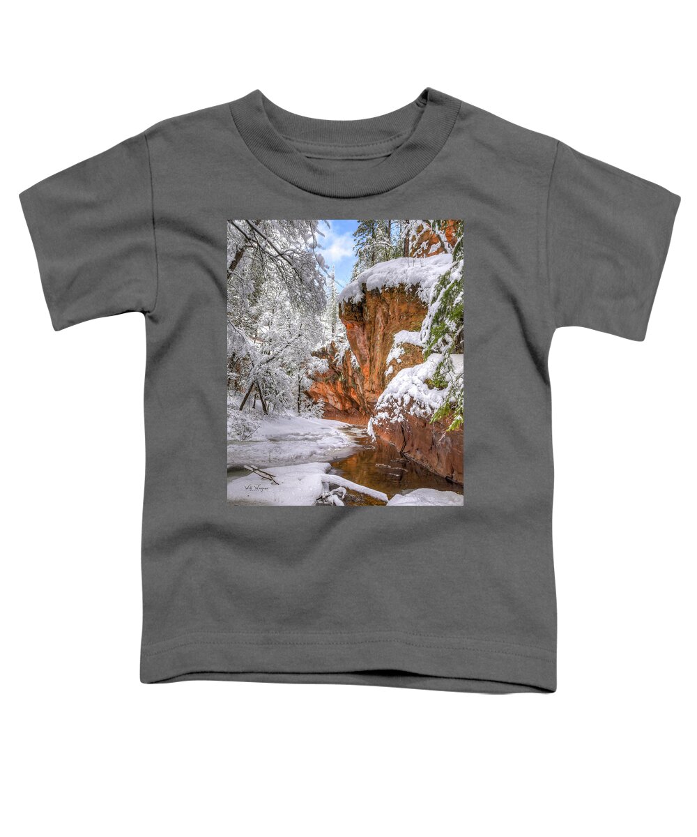 Arizona Toddler T-Shirt featuring the photograph West Fork 2 by Will Wagner