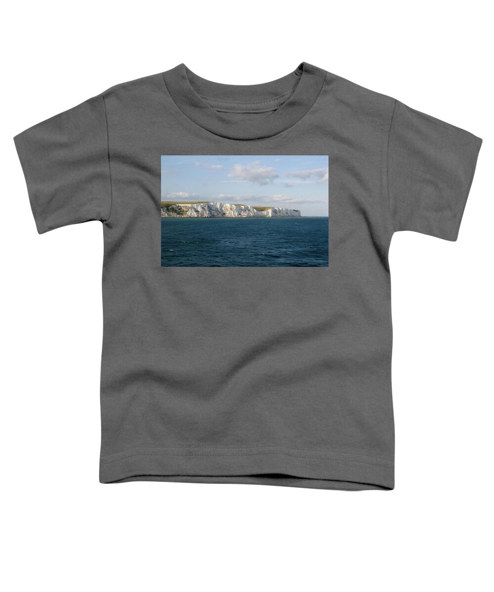 Britain Toddler T-Shirt featuring the photograph White cliffs of Dover by Seeables Visual Arts