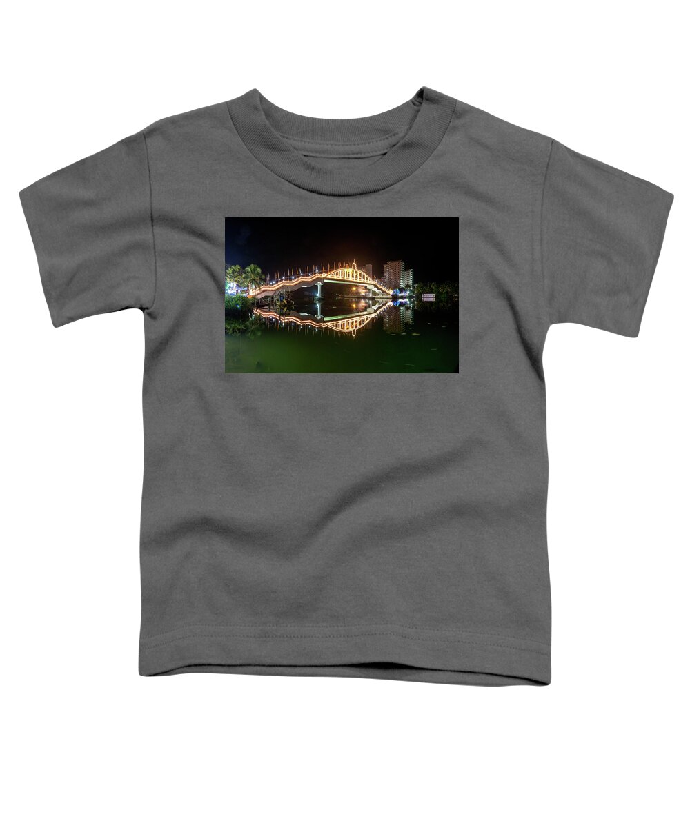 57th B-day Toddler T-Shirt featuring the photograph Amritasetu Lights #1 by Sonny Marcyan