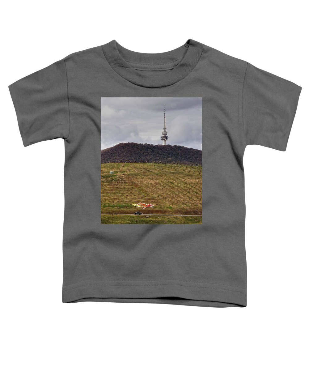 Australia Toddler T-Shirt featuring the photograph Black Mountain 2, Canberra, Australia by Steven Ralser