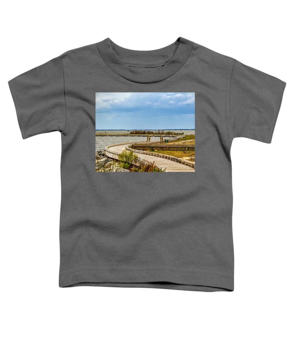 Nature Toddler T-Shirt featuring the photograph Boardwalk #1 by Rick Nelson