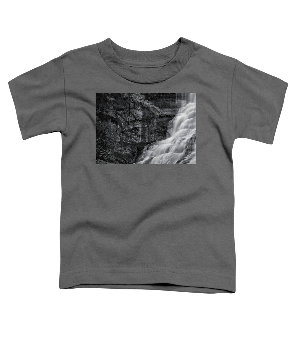  Toddler T-Shirt featuring the photograph Chittenango Falls #1 by Brad Nellis
