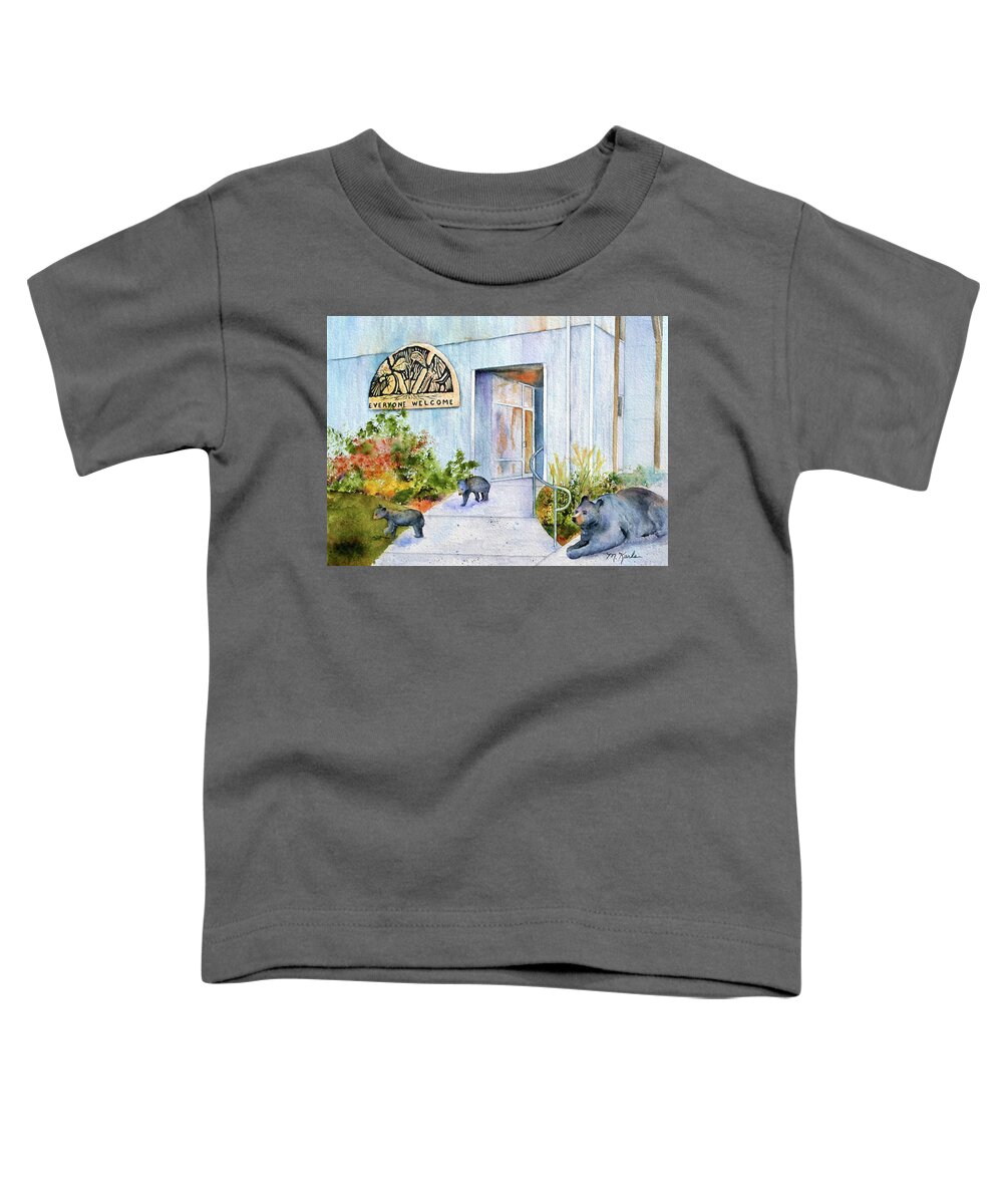  Toddler T-Shirt featuring the painting Everyone Welcome by Marsha Karle