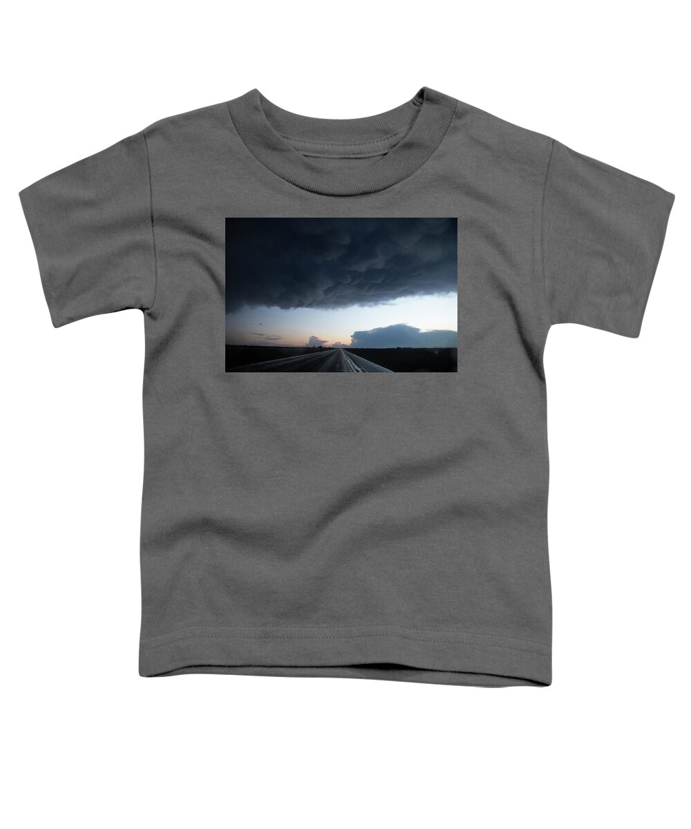 Nebraskasc Toddler T-Shirt featuring the photograph First Chase of 2021 027 by Dale Kaminski