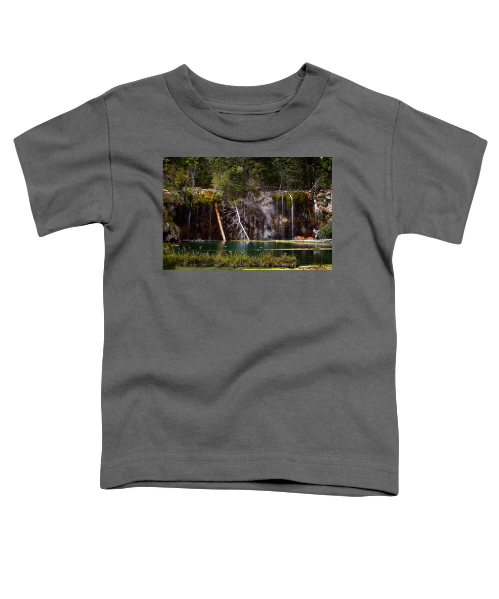 Photograph Toddler T-Shirt featuring the photograph Hanging Lake, Colorado by John A Rodriguez