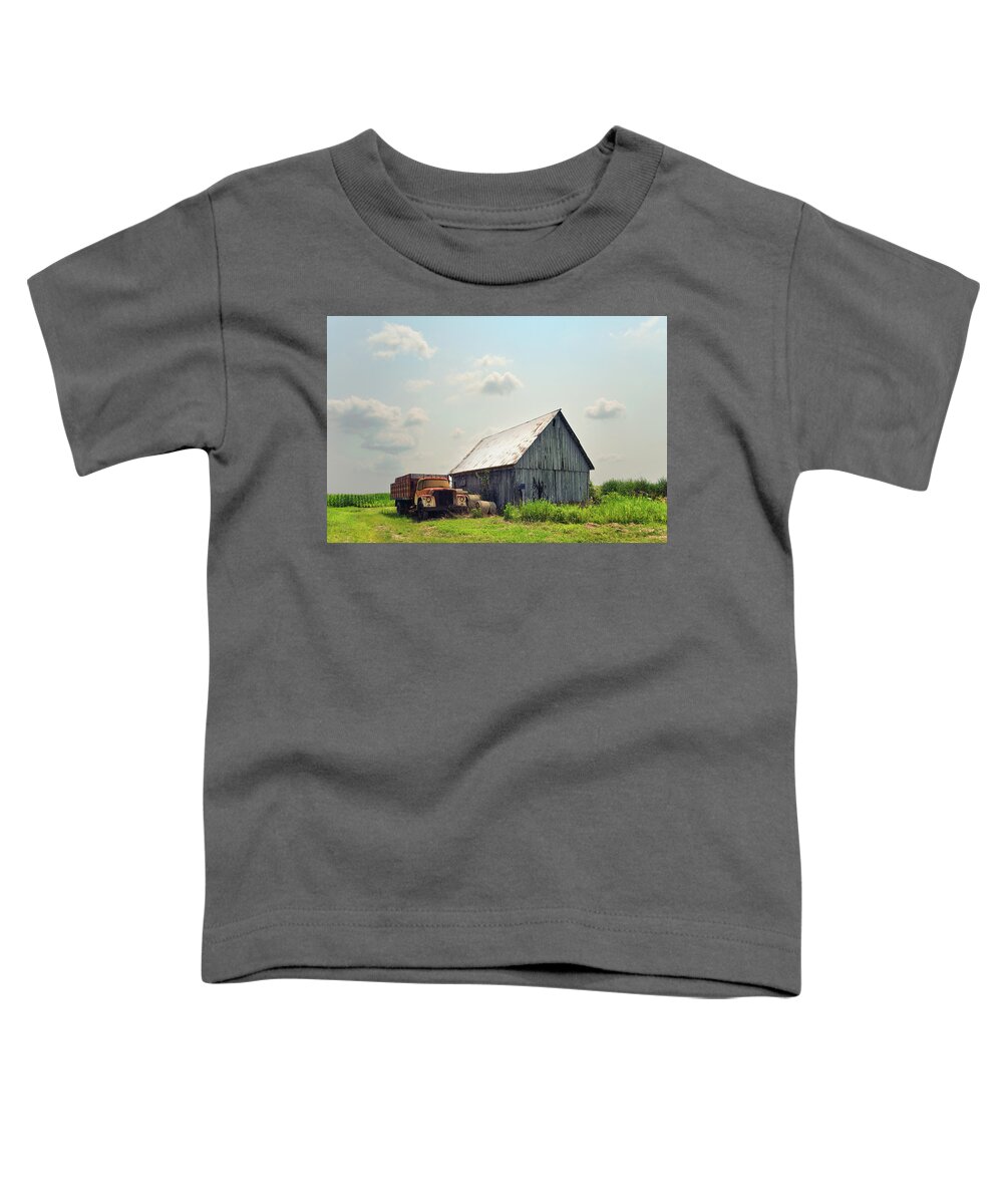 International Harvester Toddler T-Shirt featuring the photograph International Harvester #2 by Grant Twiss