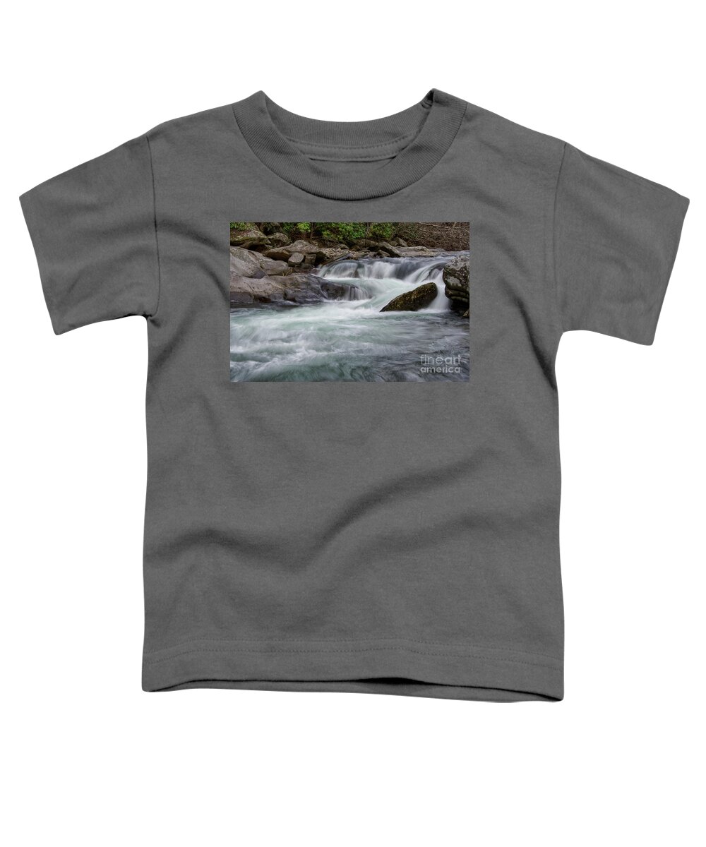 Cascades Toddler T-Shirt featuring the photograph Little River Rapids 2 #1 by Phil Perkins