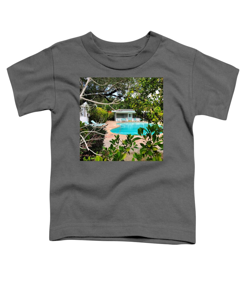  Toddler T-Shirt featuring the photograph Palm Springs Pool by Julie Gebhardt