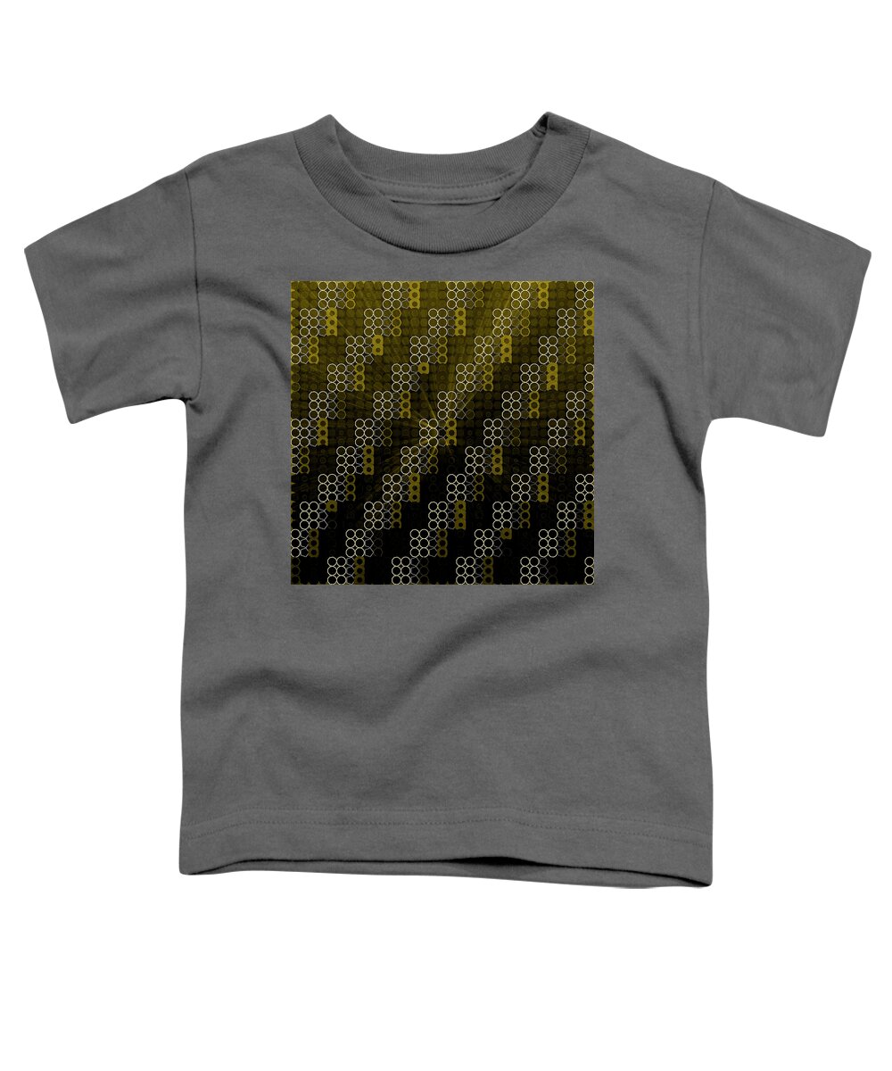 Abstract Toddler T-Shirt featuring the digital art Pattern 40 by Marko Sabotin