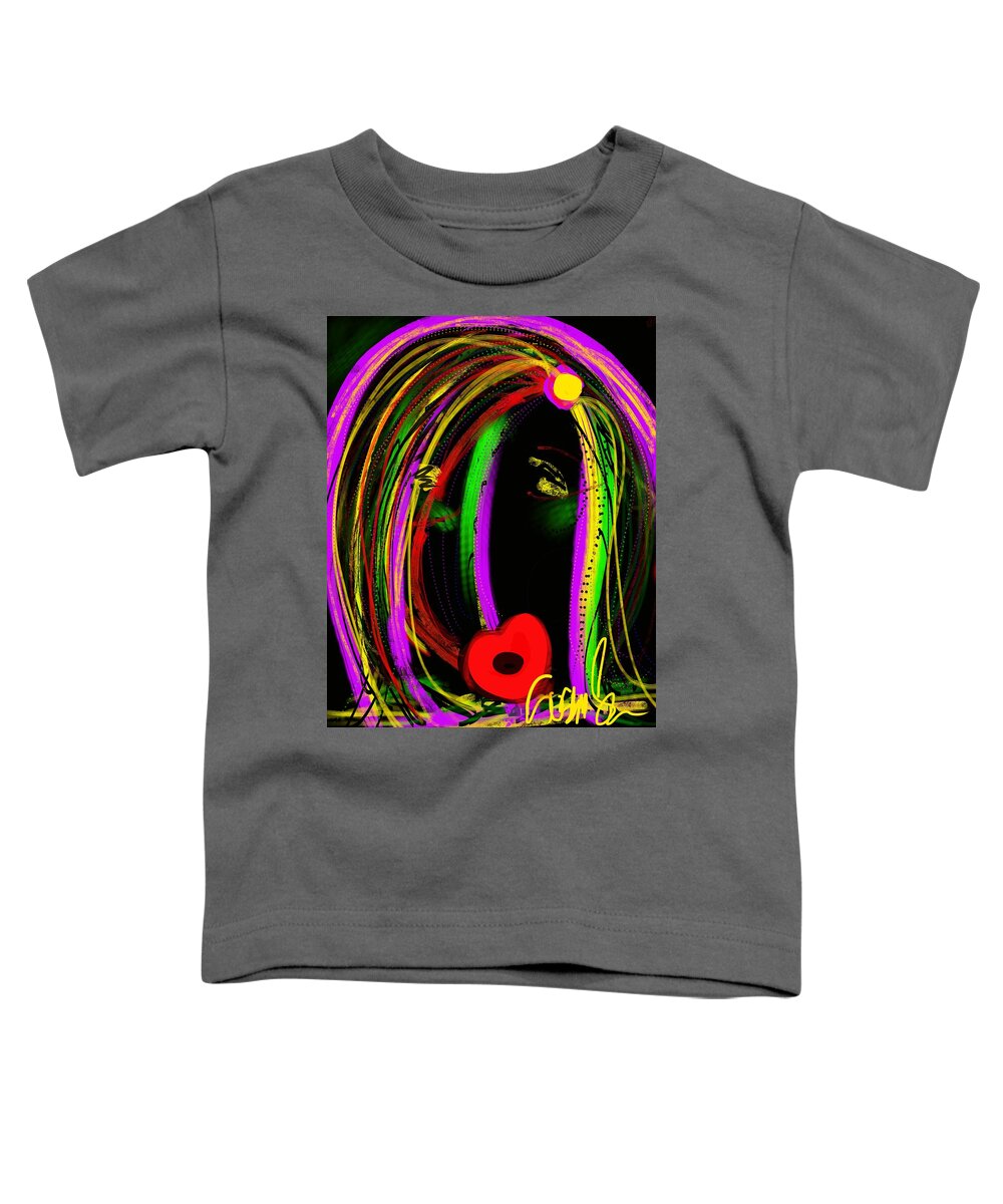 Aretha Franklin Toddler T-Shirt featuring the digital art Respect #1 by Susan Fielder