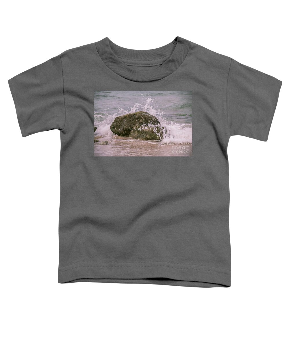 4779 Toddler T-Shirt featuring the photograph Salt water on the rocks #1 by FineArtRoyal Joshua Mimbs