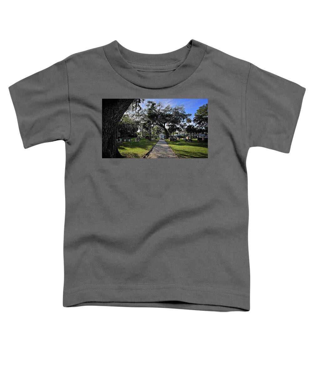 Cemetery Toddler T-Shirt featuring the photograph St. Augustine Cemetery #1 by George Taylor