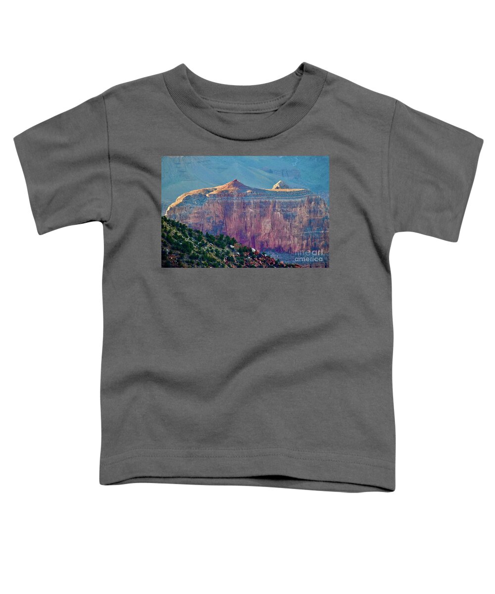 The Grand Canyon Toddler T-Shirt featuring the digital art The Grand Canyon #1 by Tammy Keyes