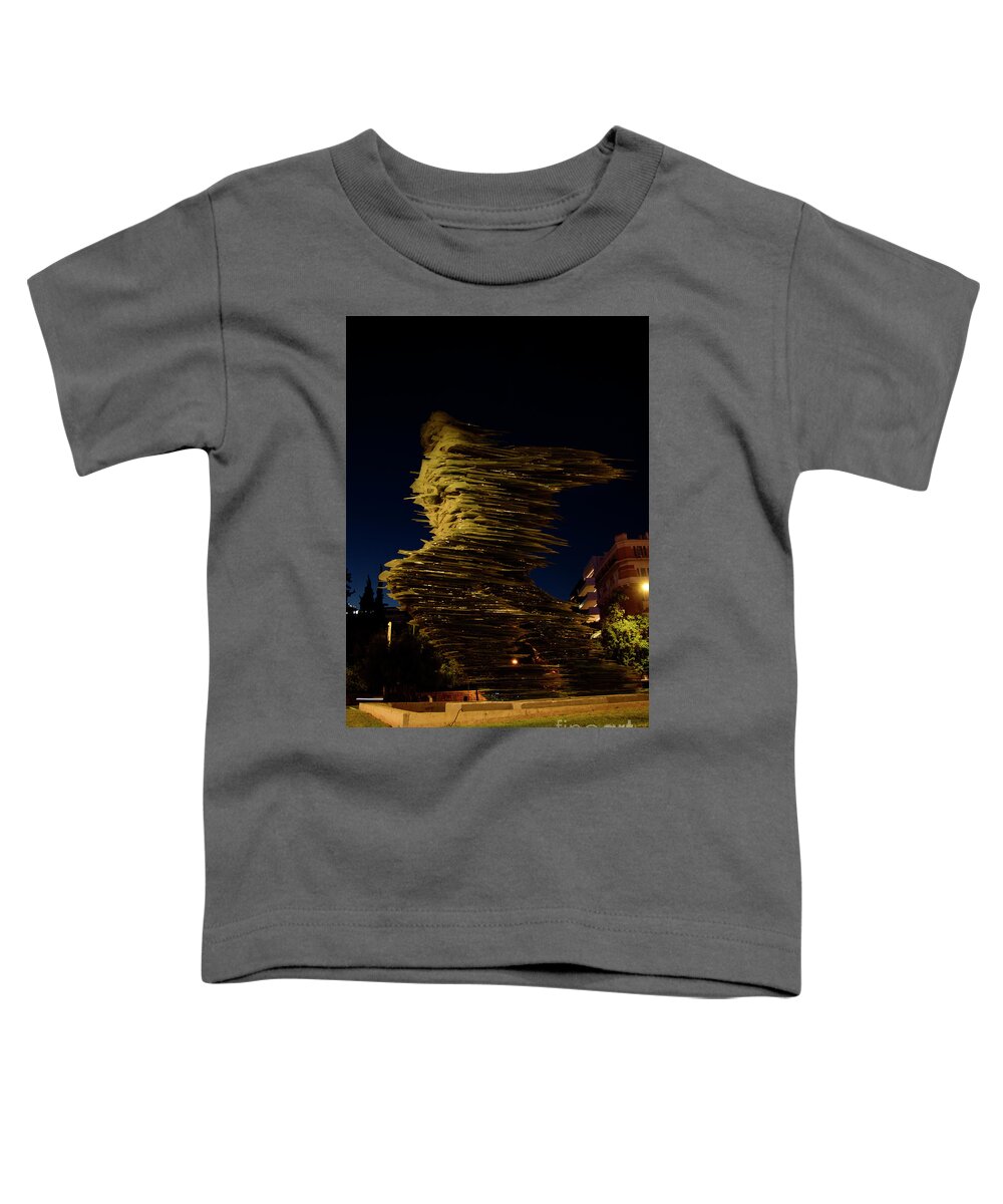 Athens Toddler T-Shirt featuring the photograph The Runner #1 by Patrick Nowotny